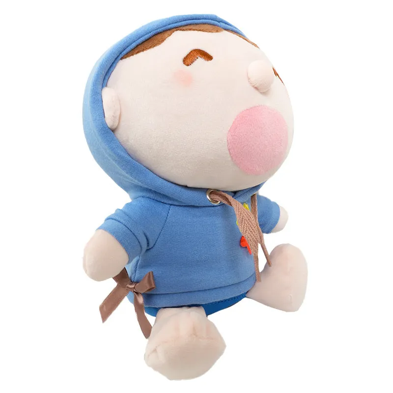 Hello Kitty Minna No Tabo Cozy Hoodie kosebamse 8 tommer hettegenser