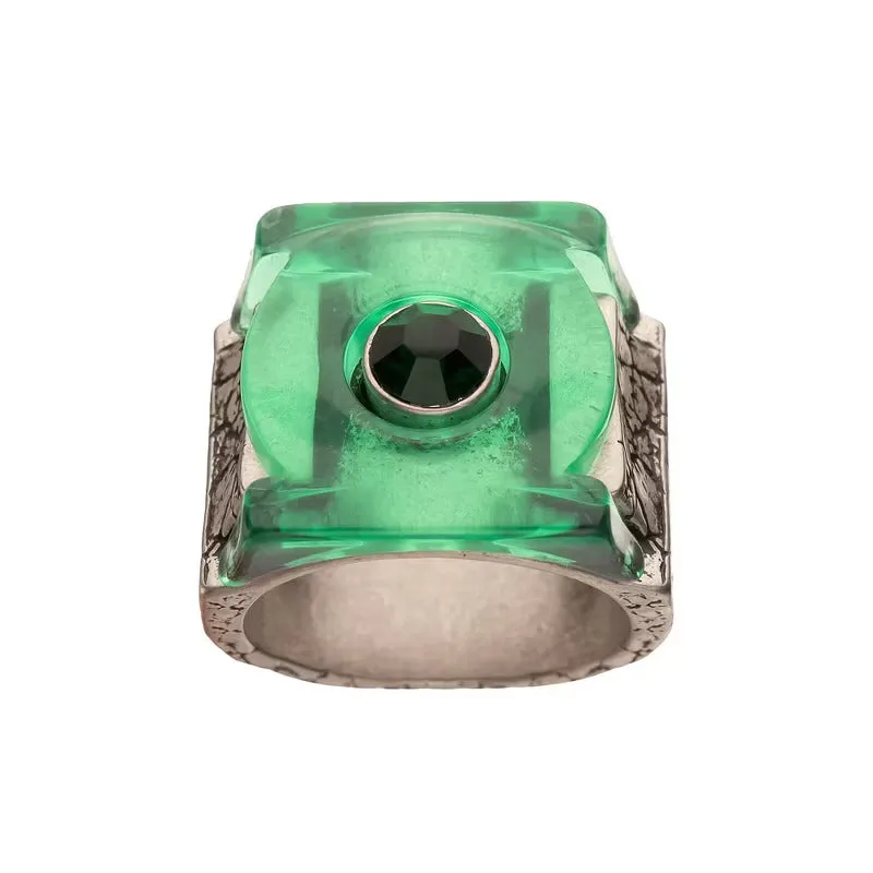 Green Lantern SUPERMAN (2025 Movie) Green Lantern Ring størrelse 9–14