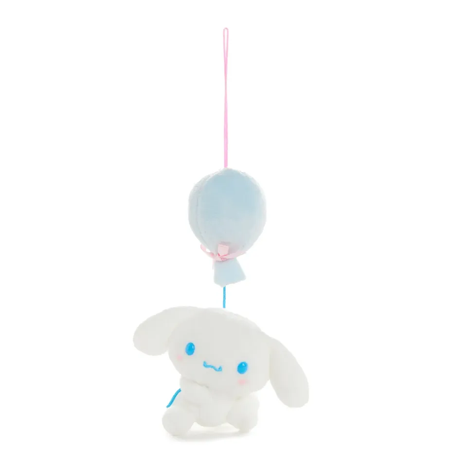 Hello Kitty Balloon Friends Cinnamoroll plysjpynt 5 tommer med oppheng