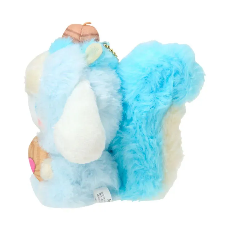 Hello Kitty Fluffy Squirrel Cinnamoroll Plush Mascot Keychain plysjmaskot