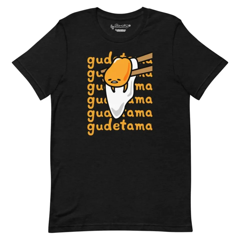 Hello Kitty Gudetama Watashi Wa T-skjorte svart XS–4XL