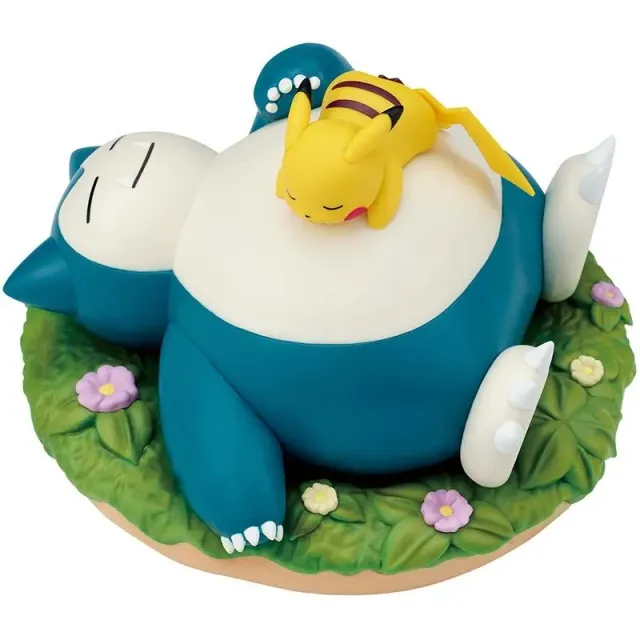 Neo Tokyo Pokémon Relaxing Time Pikachu & Snorlax figur 14 cm PVC
