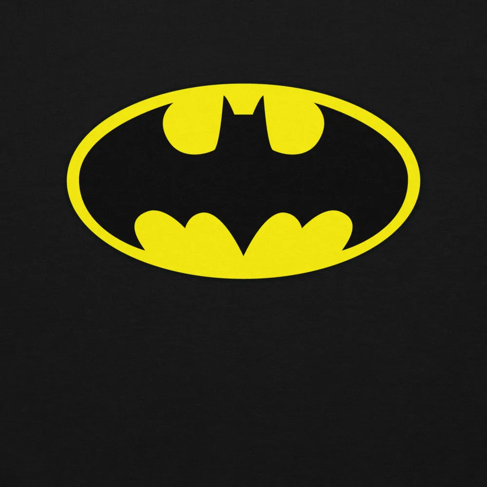 Batman Batman Logo Hoodie hettegenser svart myk bomullsblanding