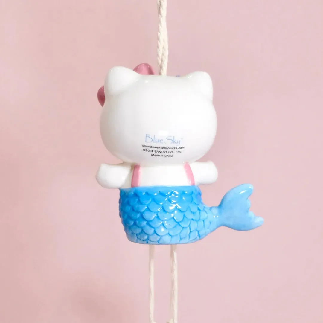 Hello Kitty Mermaid Wind Chime keramisk vindspill håndmalt