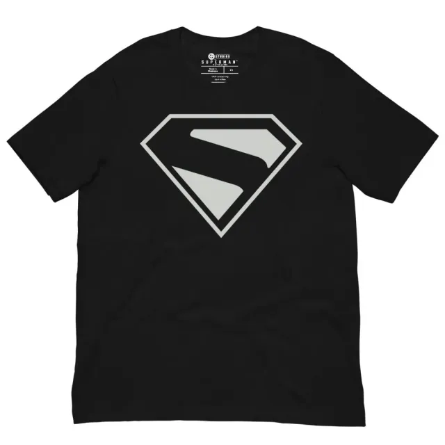 Batman Superman 2025 S-Shield T-skjorte svart