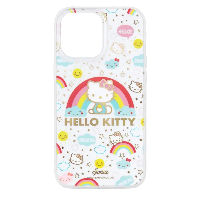 Hello Kitty x Sonix Cosmic iPhone-deksel, gull, 14/14 Pro/14 Plus/14 Pro Max