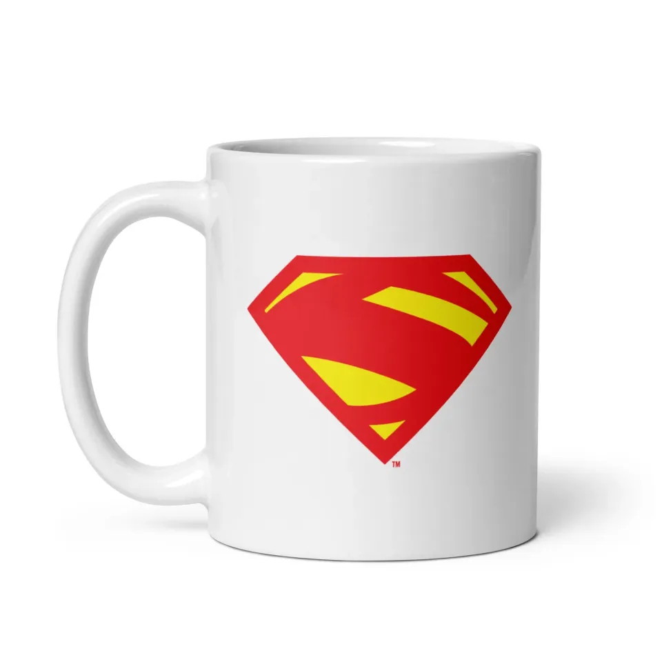 Batman SUPERGIRL #1 Comic Logo personlig kopp 11 oz hvit keramikk