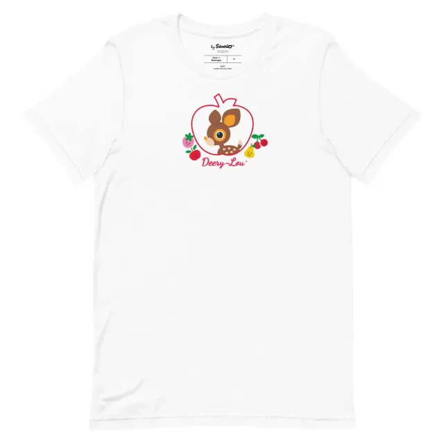 Hello Kitty Deery-Lou Sweet Apple T-skjorte svart bomull
