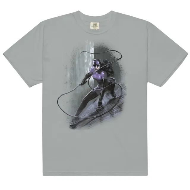 Batman Catwoman Feline Felon Comfort Colors T-skjorte