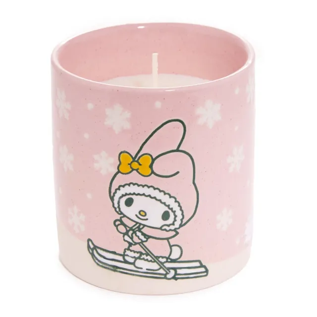 My Melody Holiday Ski keramikklys med juleduft 8 oz