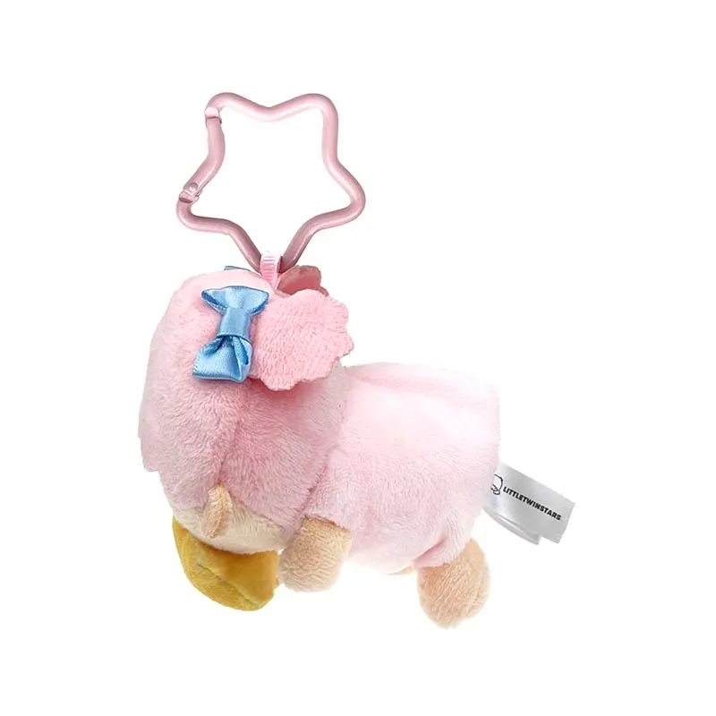 Hello Kitty LittleTwinStars Lala målebånd nøkkelring med plysj