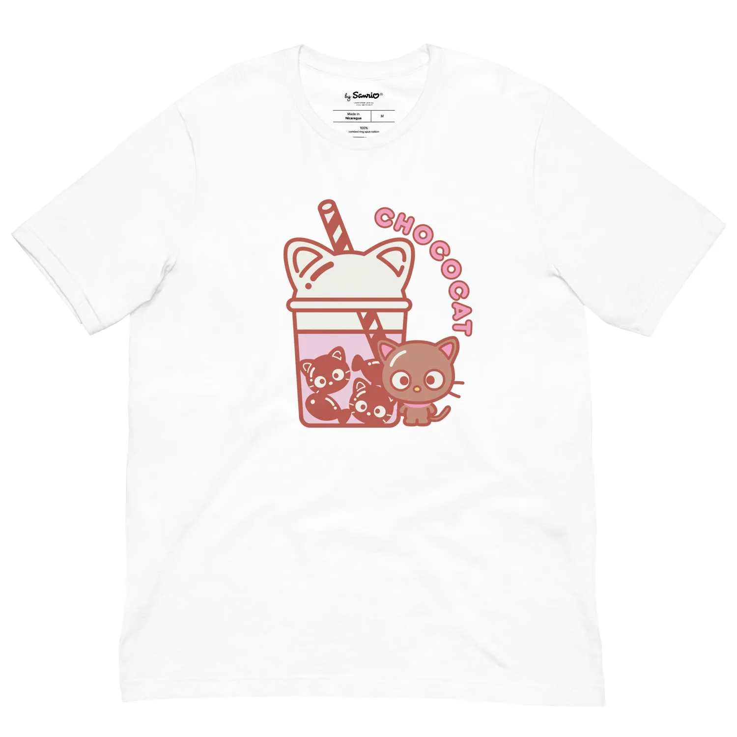 Hello Kitty Chococat Bubble Tea t-skjorte Soft Cream XS–4XL