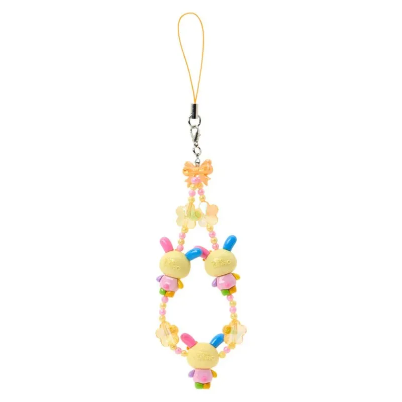 Hello Kitty U*SA*HA*NA Pop Beads Smartphone Charm mobilanheng