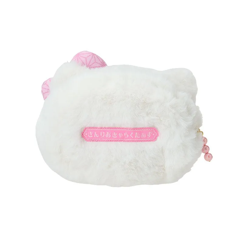 Hello Kitty Retro Pastel Series plysjmappe med perlelås