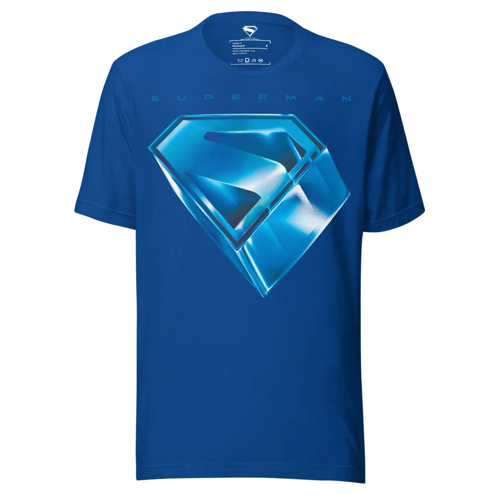 Batman SUPERMAN (2025 Movie) Stylized S-Shield t-skjorte svart