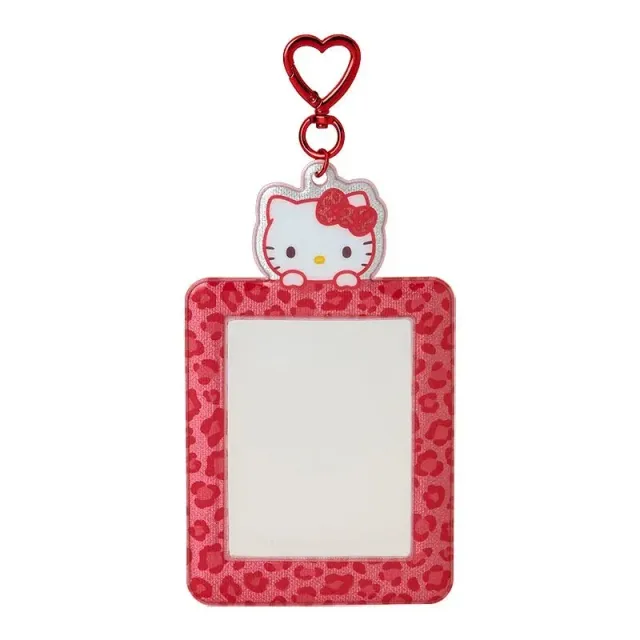 Hello Kitty Enjoy Idol Photo Holder kortholder – rød leopard