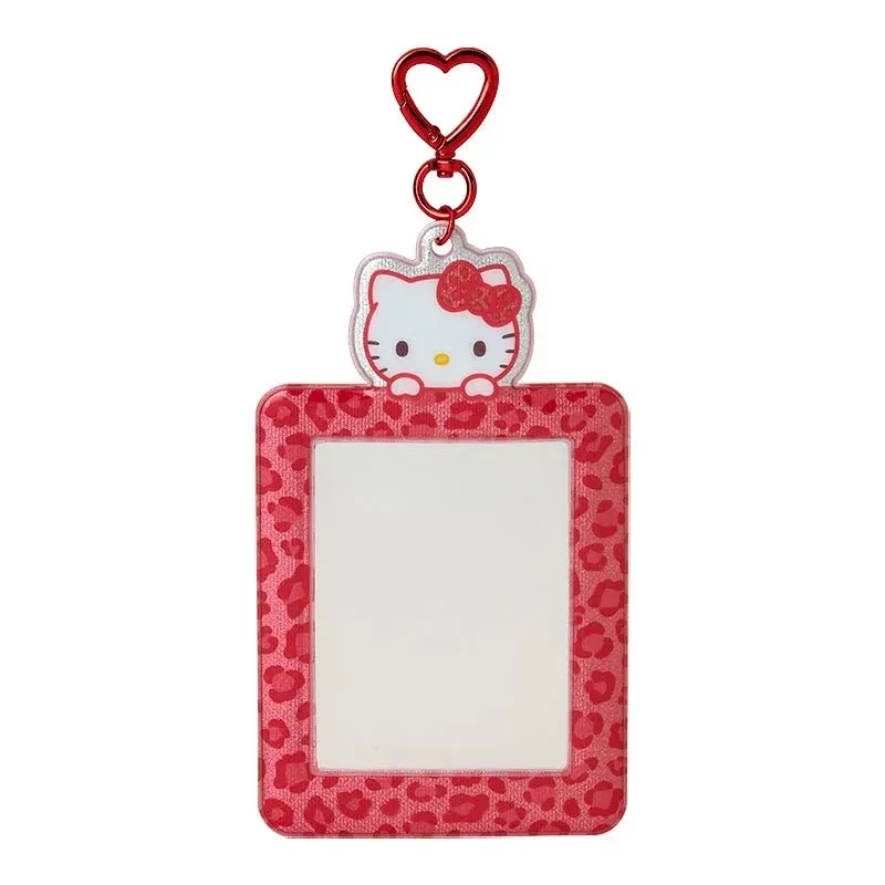 Hello Kitty Enjoy Idol Photo Holder kortholder – rød leopard