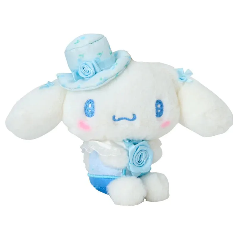 Hello Kitty Dolly Rose Cinnamoroll plysj nøkkelring med rosedetaljer