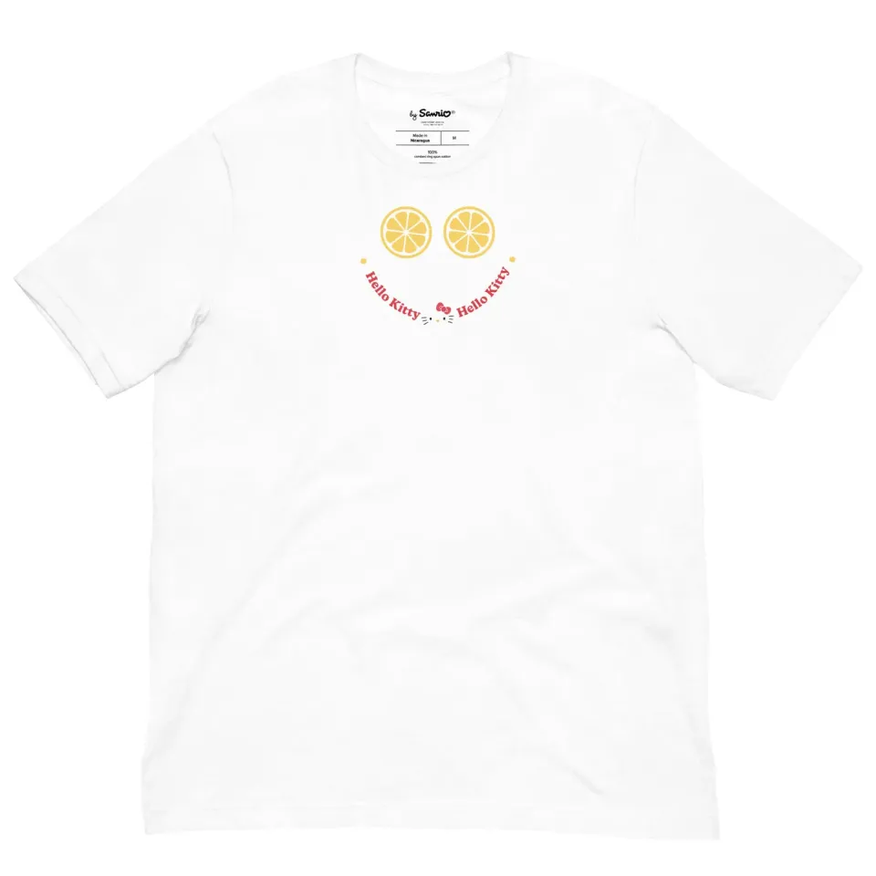 Hello Kitty Summer Smile Tee t-skjorte Heather Prism Dusty Blue bomull
