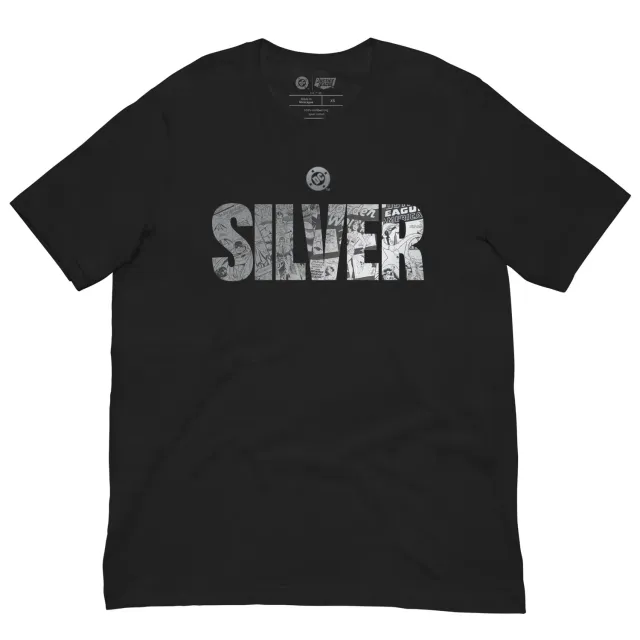 Batman DC T-shirt Silver Age t-skjorte vintage svart