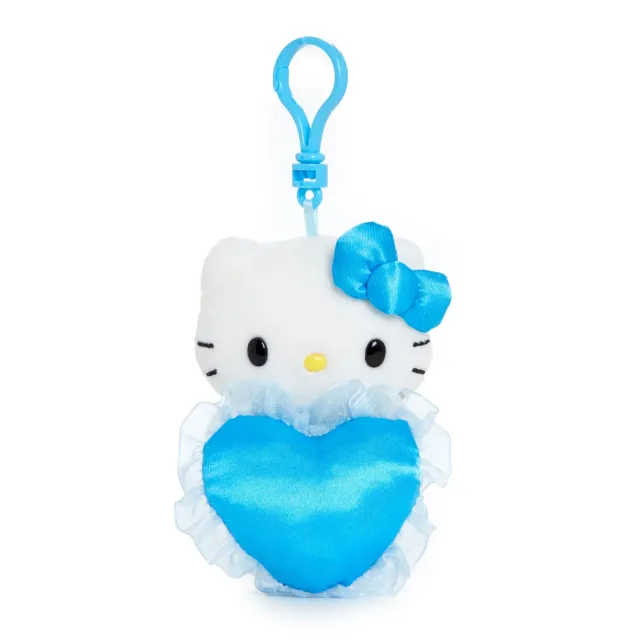 Hello Kitty Something Blue plysjklips 4" blå