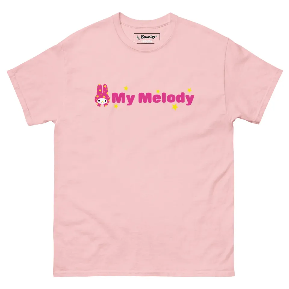 Hello Kitty My Melody Starstruck Logo Tee T-skjorte svart