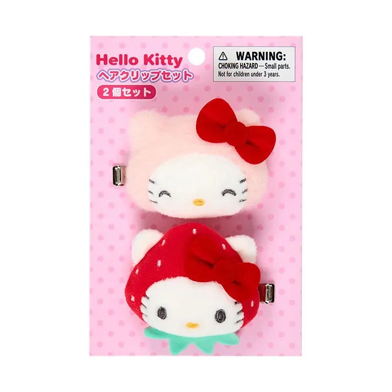 Hello Kitty My Deco hårspenner 2-pakning broderte