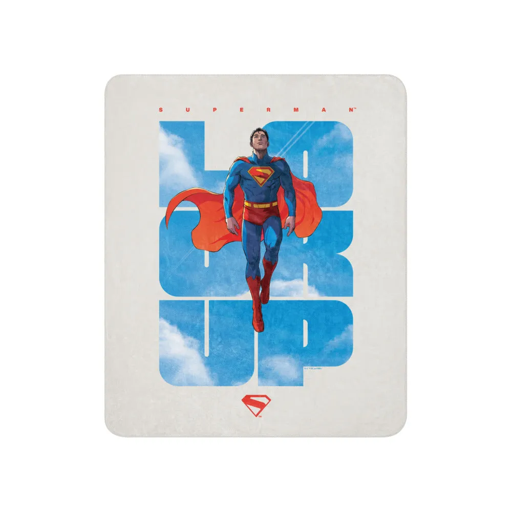 Superman (2025 Movie) Look Up sherpapledd 50 × 60 tommer
