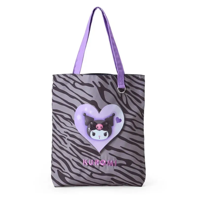 Hello Kitty Animal Print Monochrome Kuromi handlenett dyreprint