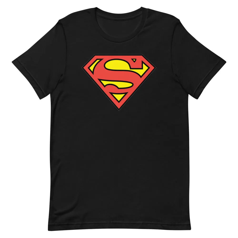 Batman Superman Logo T-skjorte True Royal 100 % bomull