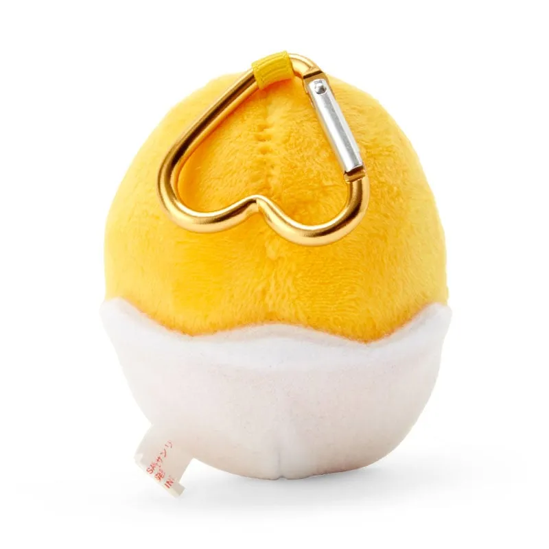 Hello Kitty Gudetama Mini Mascot Keychain nøkkelring med hjerteklips
