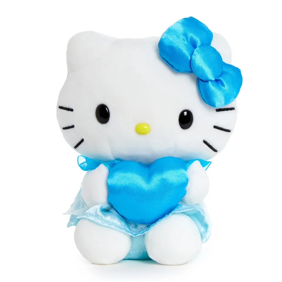 Hello Kitty Something Blue Series Bean Doll Plush plysjdukke 15 cm