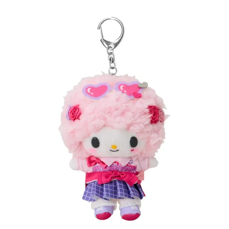 Hello Kitty Sparkling School My Sweet Piano plysj nøkkelring