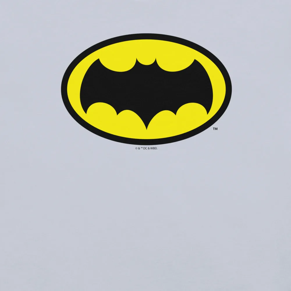 Batman Classic TV Series Batman Logo t-skjorte sølv