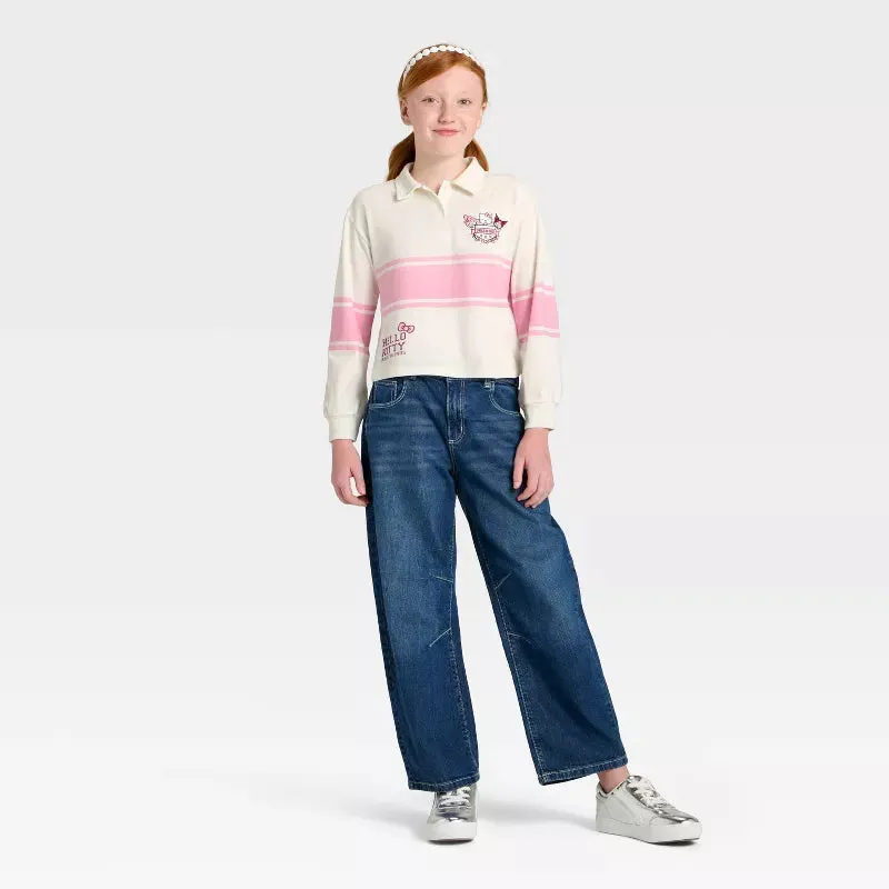 Hello Kitty and Friends Girls Dream Big rugbytrøye langermet ivory XS