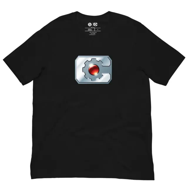 DC Cyborg logo t-skjorte svart S–4XL bomull