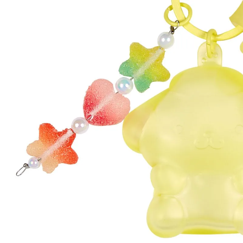 Hello Kitty Gummy Candy Series Pompompurin Keychain nøkkelring transparent