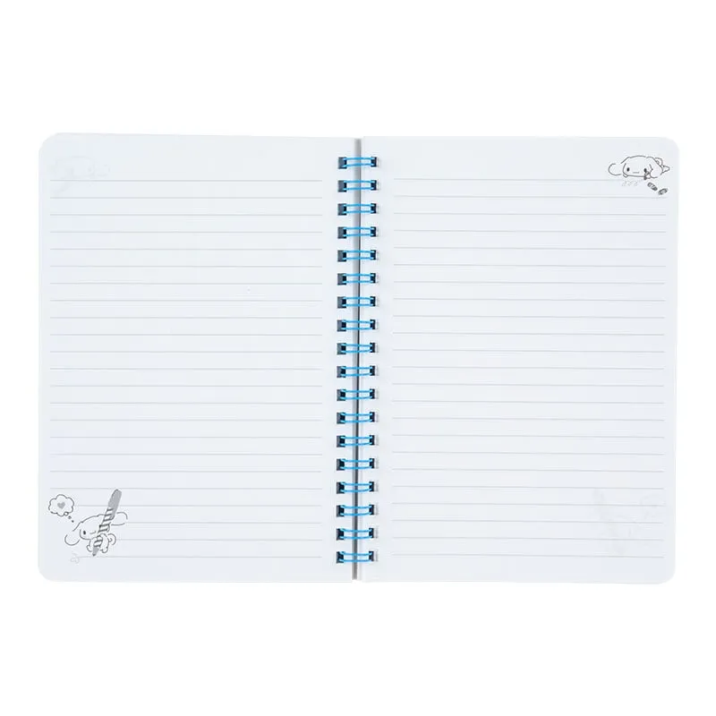 Hello Kitty Cinnamoroll Lined Notebook spiralbok med strikk