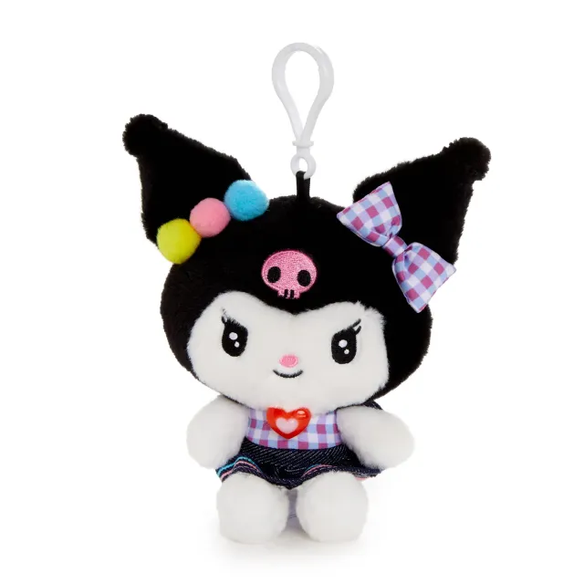 Hello Kitty Retro Denim Series Kuromi Mascot Clip kosedyrklips