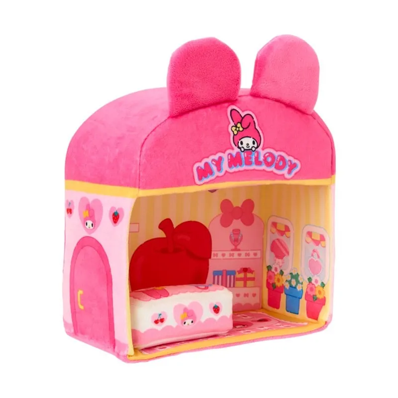 Hello Kitty and Friends Supercute Adventures My Melody Soft Toy Shop lekesett
