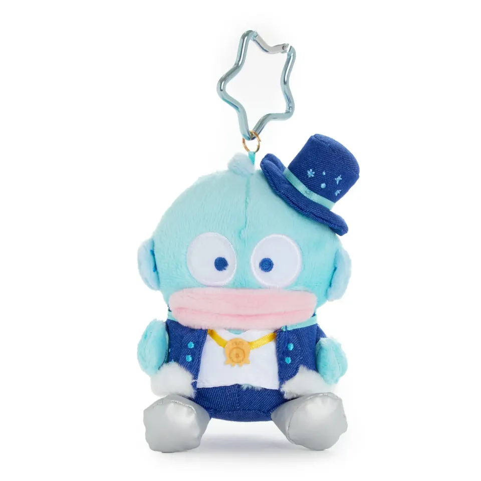 Hello Kitty Hapidanbui Boy Band Hangyodon plush nøkkelring 4"