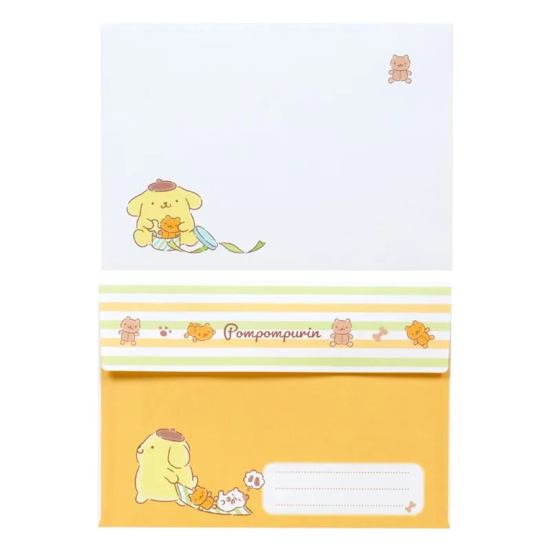 Hello Kitty Pompompurin Classic Letter Set brevsett 12 ark