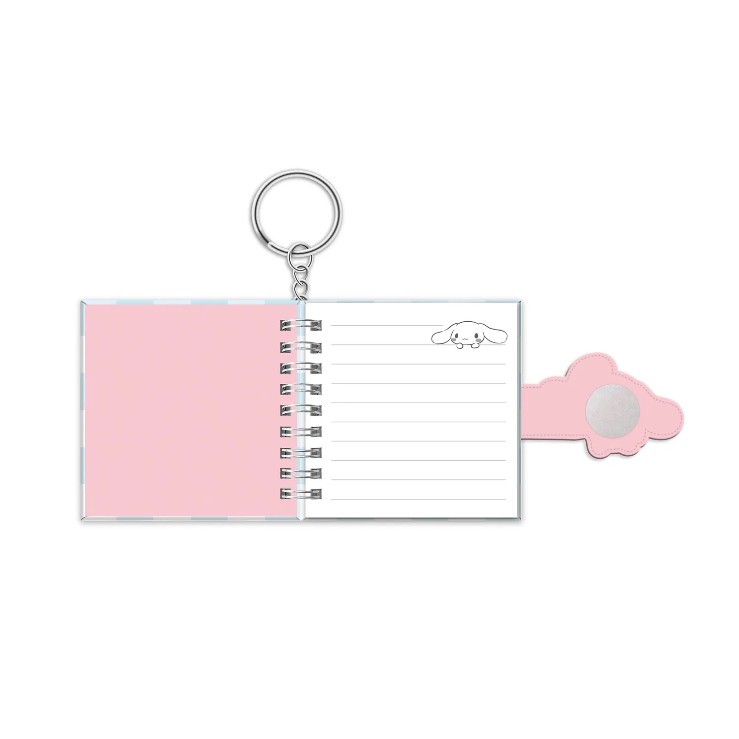 Cinnamoroll x Studio Oh! Sweet Daisies mininotatbok med nøkkelring