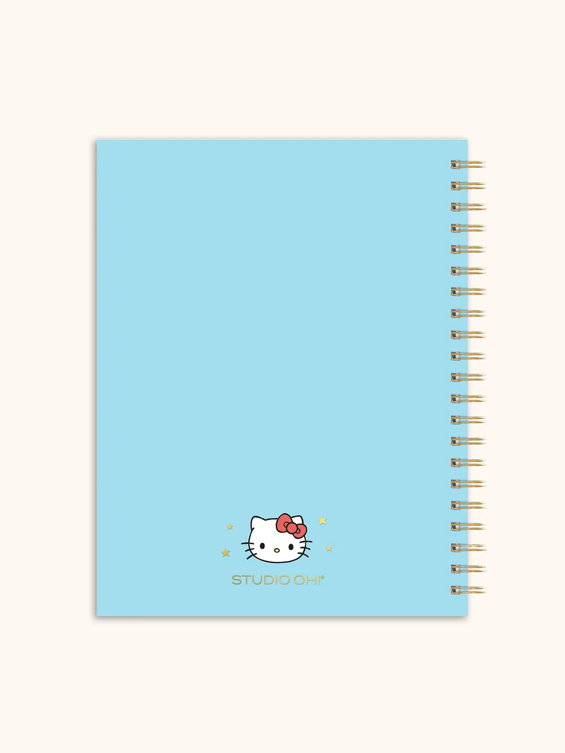 Hello Kitty and Friends x Studio Oh! College Letters Blue spiralnotatbok ekstra stor