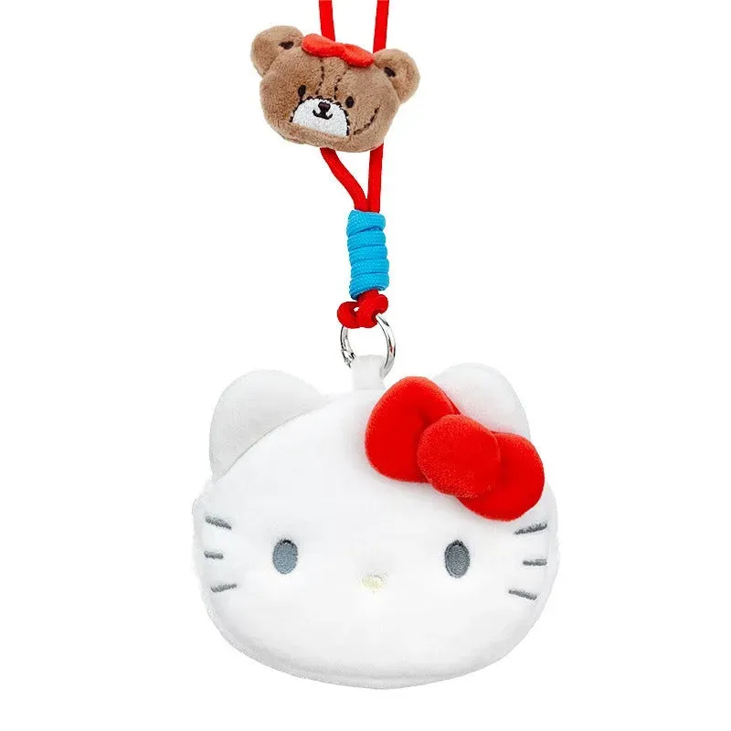 Hello Kitty 2-Way Bestie Lanyard Pouch nøkkelbånd med minipung