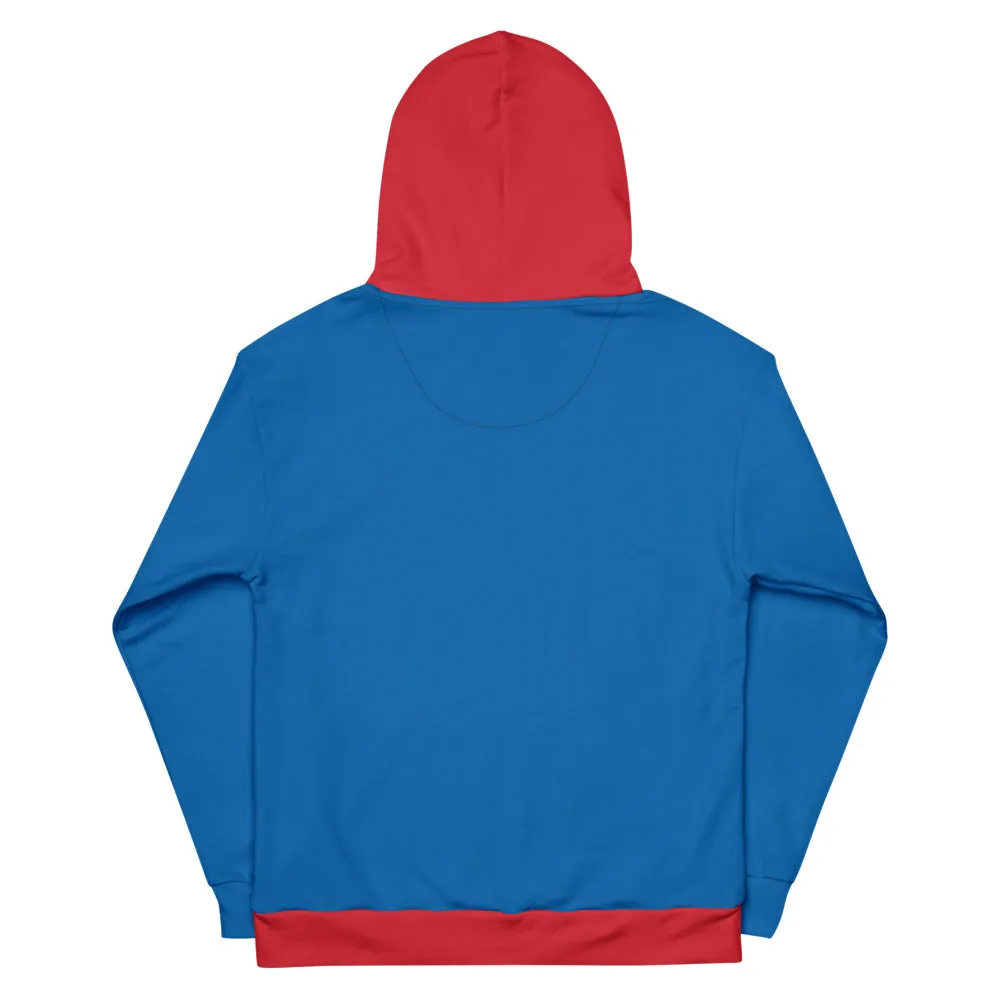 Batman SUPERMAN Logo Cosplay hettegenser med børstet fleece