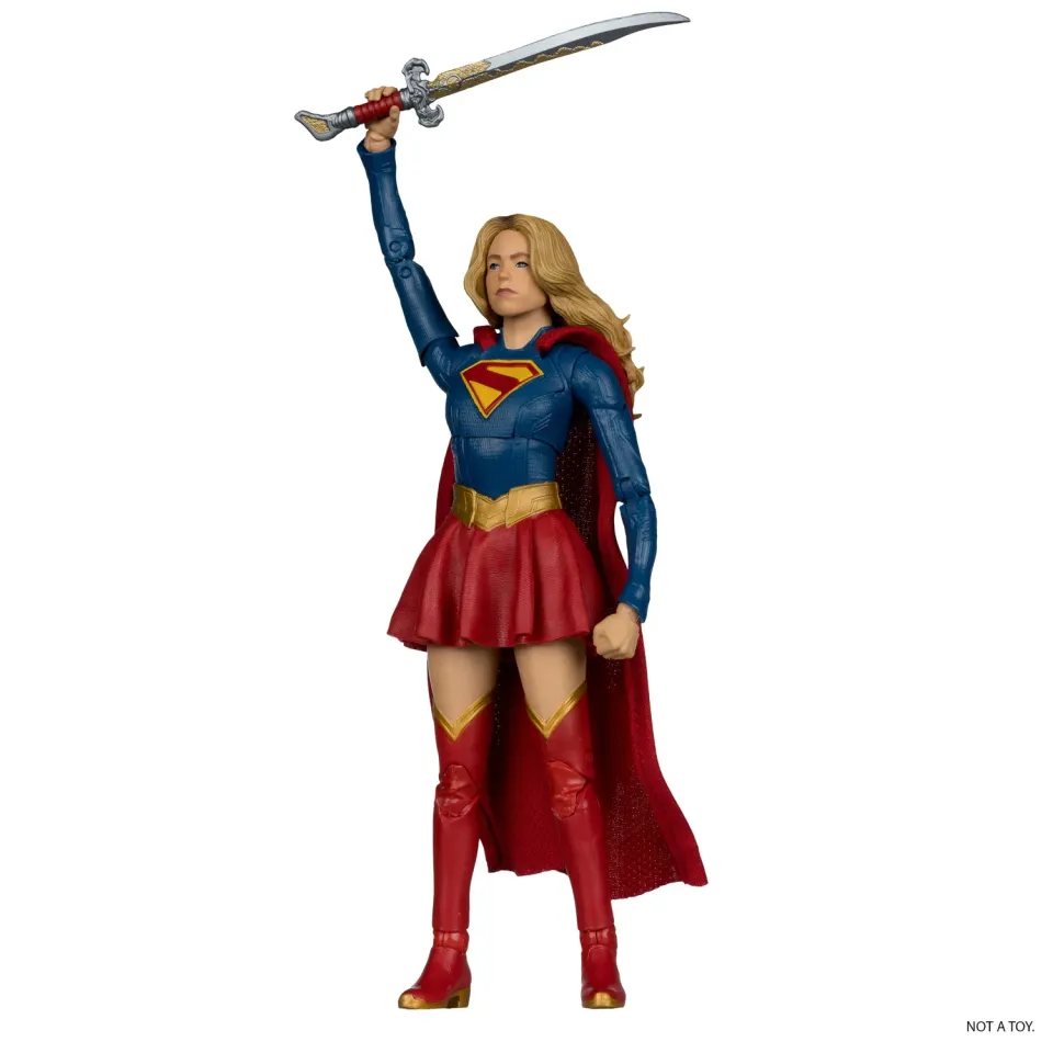 Batman McFarlane Toys DC Multiverse Supergirl & Puppy Krypto actionfigur 7 tommer