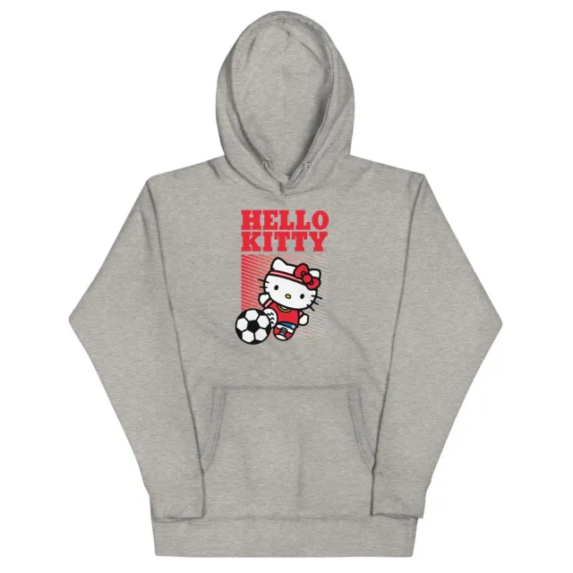 Hello Kitty Soccer hettegenser S–3XL med kengurulomme