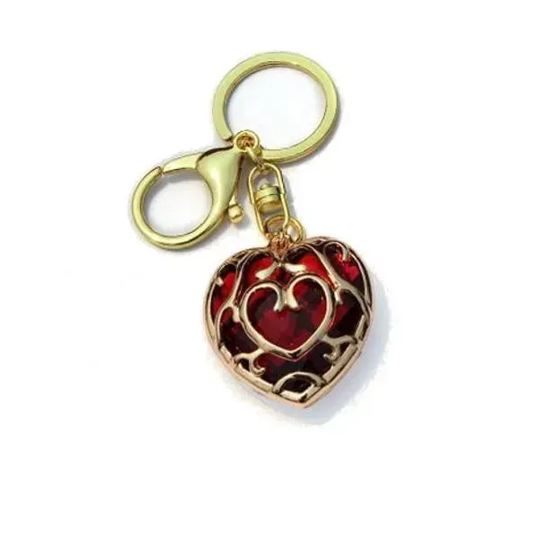 Zelda Twilight Princess Heart Container nøkkelring i metall