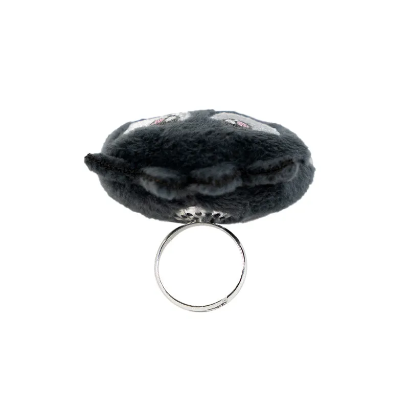 Hello Kitty Badtz-maru Plush Mascot Ring – plysjring, one size